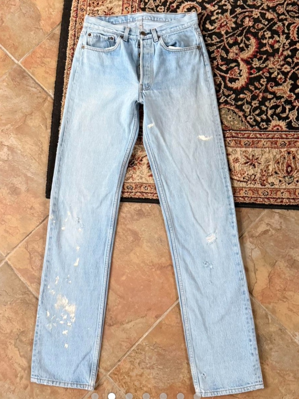 RARE VIntage Levi's Light Blue Straight Jeans